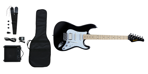 GUITARRA KRAMER FOCUS ELECTRIC PLAYER PACK BLACK