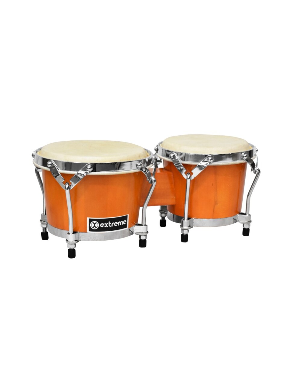 BONGO 7 Y 8 NARANJA ARO CROMADO EXTREME - EXBG003-I