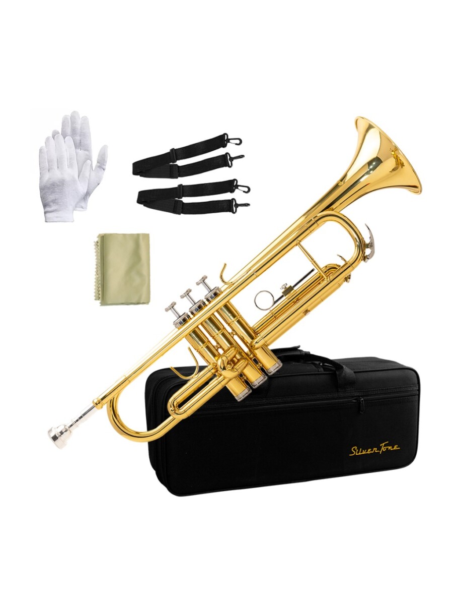 TROMPETA SIb LAQUEADA DOBLE LLAVE 3L SILVE - SLTP007-I