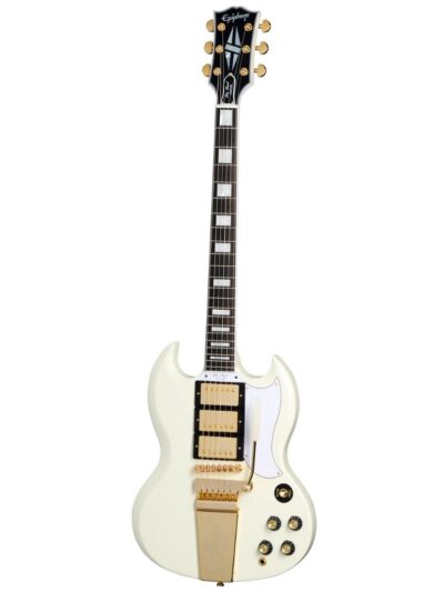 Epiphone IGC 1963 Les Paul SG Custom With Maestro Vibrola, Classic White