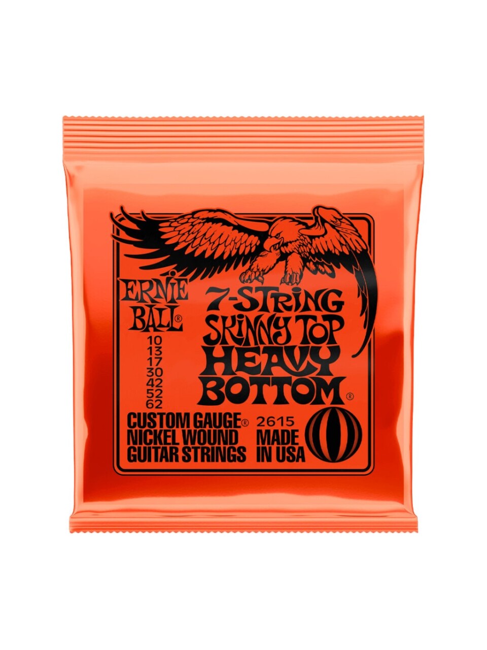 ENCORDADURA ERNIE BALL 7 CUERDAS 10-62 2615 - 749699104001