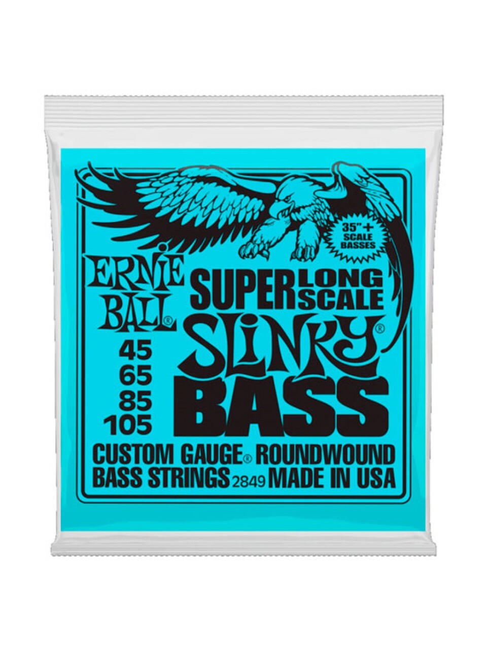 ENCORDADURA ERNIE BALL BAJO SUPER LONG SCALE 45-105 2849 - 749699128496