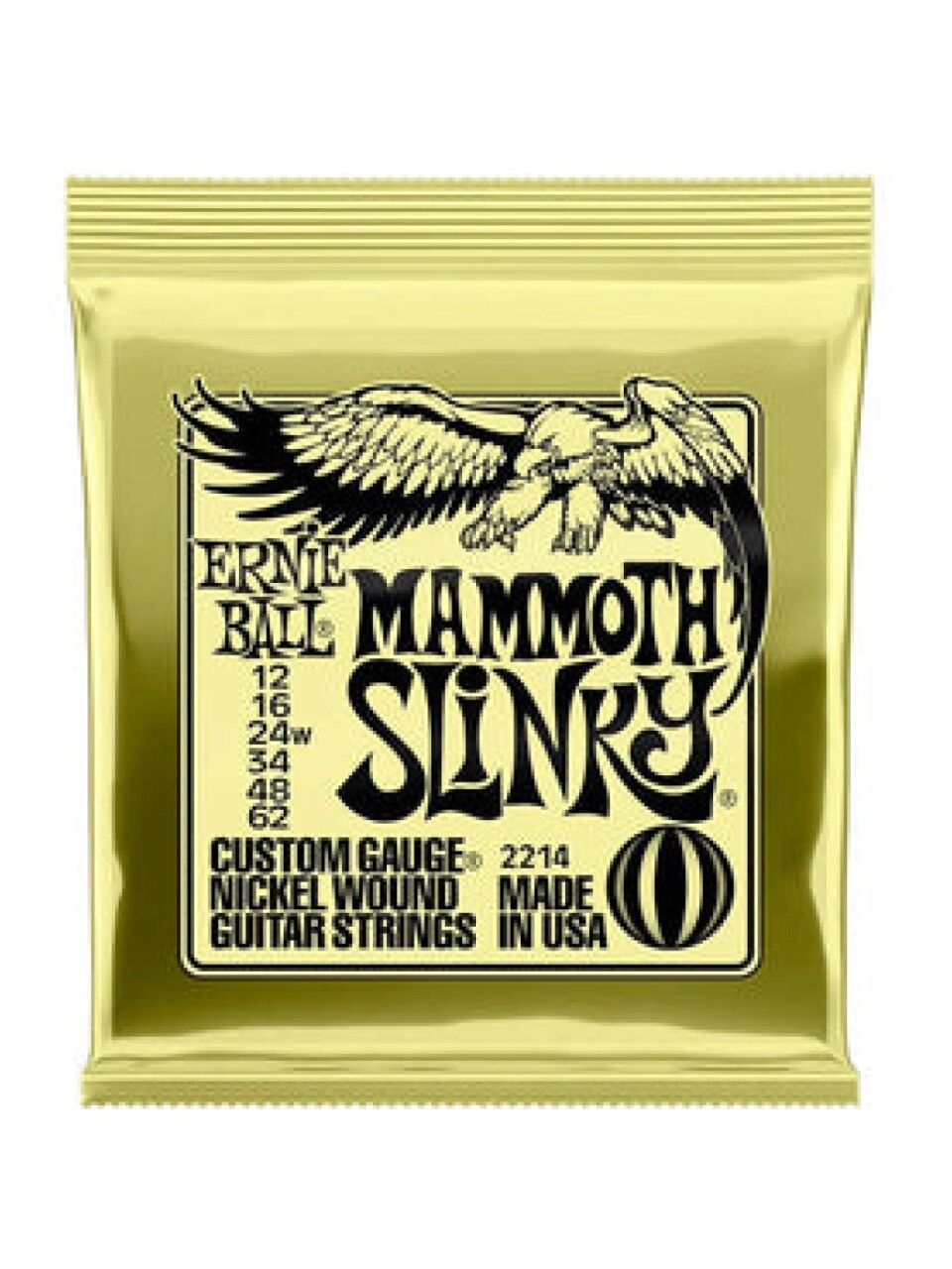ENCORDADURA ERNIE BALL MAMMOTH SLINKY 2214 12-62 - 749699103158
