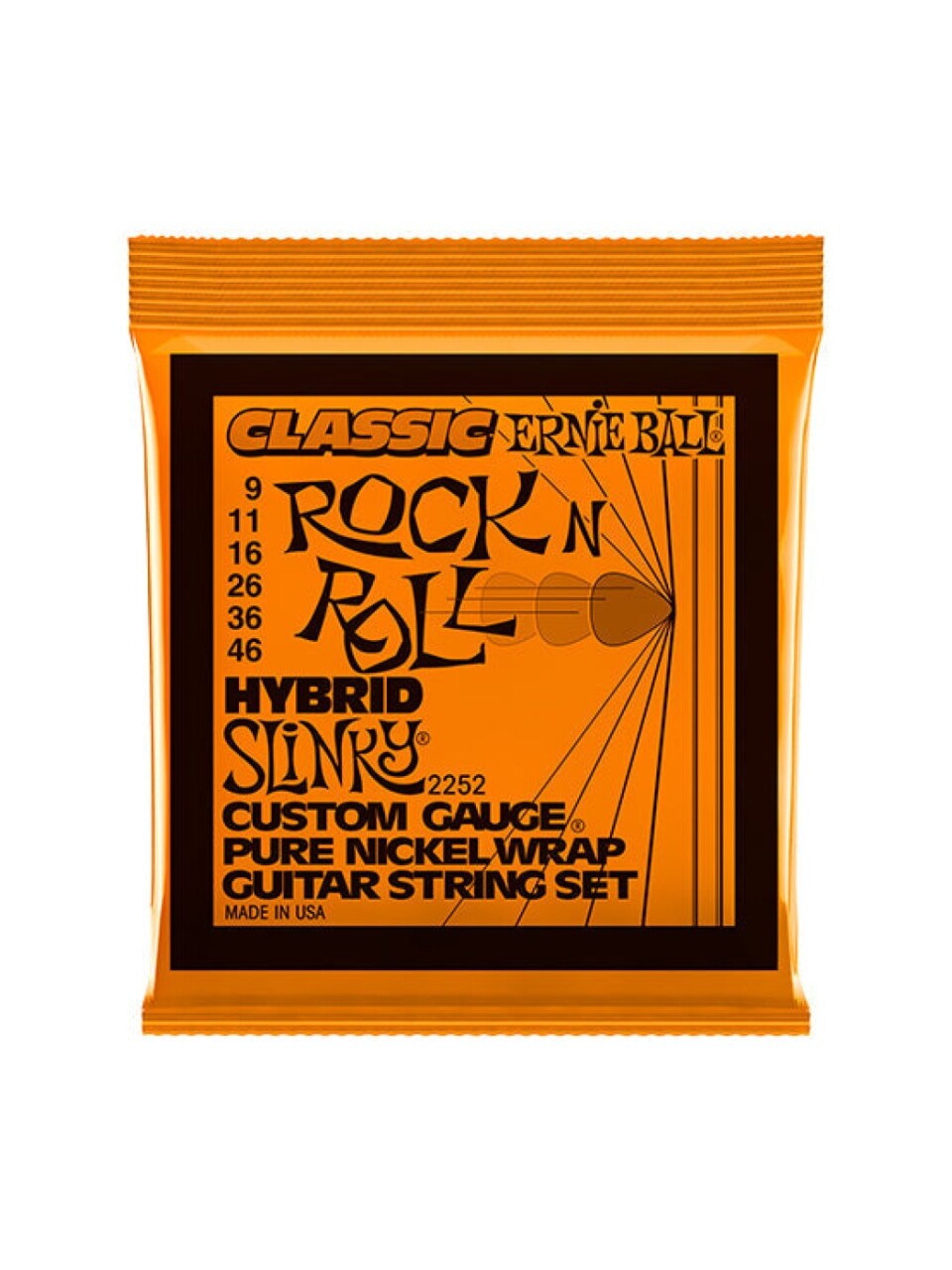 ENCORDADURA ERNIE BALL ROCK N ROLL 2252 9-46 - 749699122524