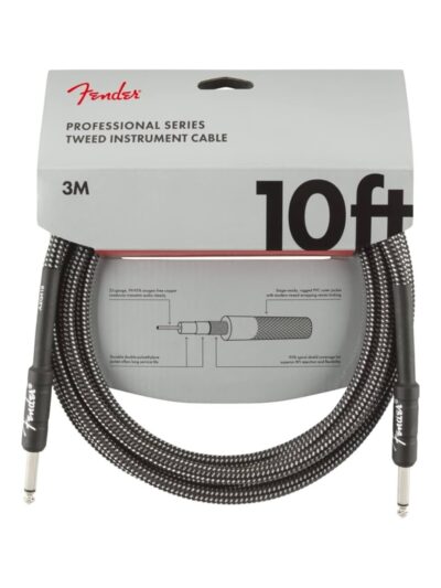 CABLE FENDER PROFESSIONAL SERIES TWEED 10 3M GRIS - 885978041206